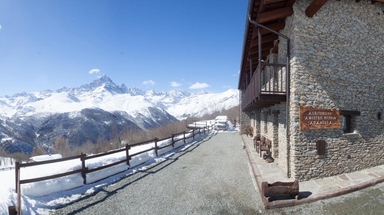 Agriturismo A Nostro Mizoun Ostana ภายนอก รูปภาพ